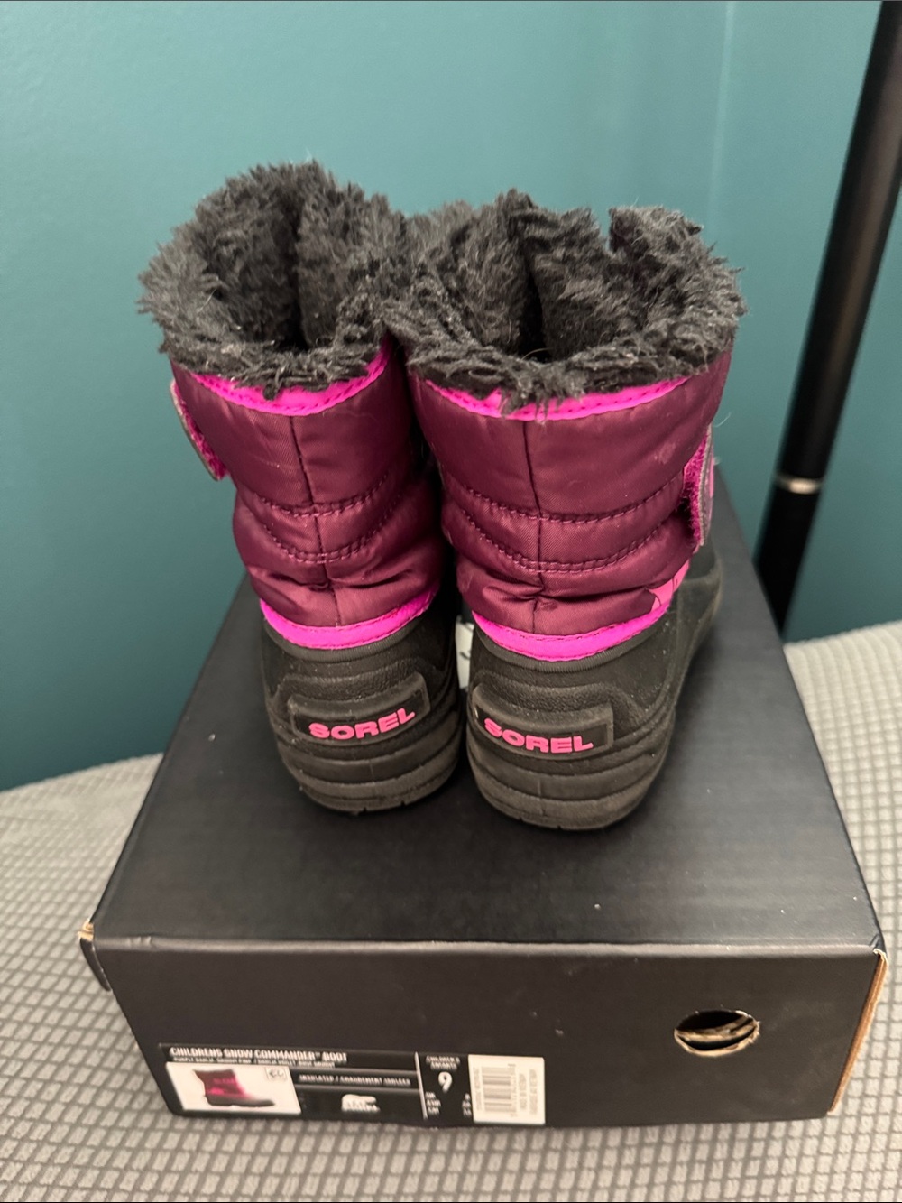 Sorel Girls' Pink & Purple Winter Boots - Picture 3 of 8
